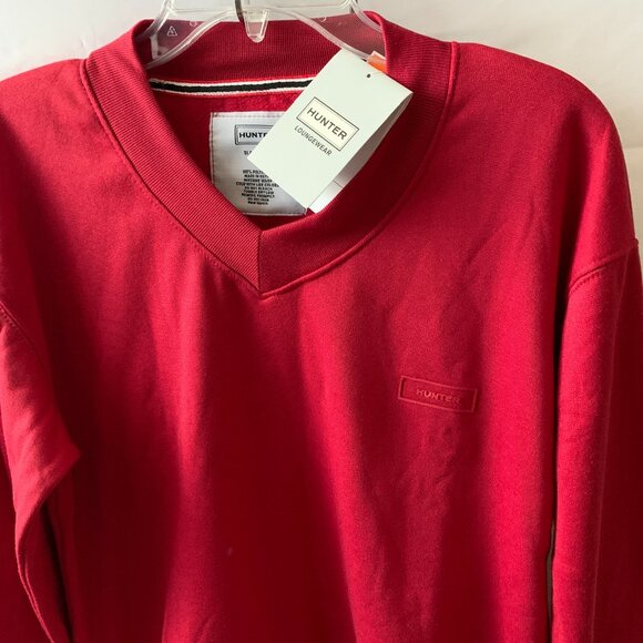 HUNTER Fleece Lined Sweatshirt & Sweat Cargo Pants SET in Red Sz MEDIUM - Picture 3 of 9